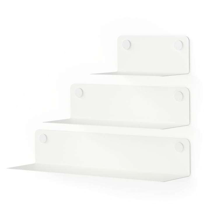 FLOAT SHELF 60 WHITE w. white Dots – Juncher Design